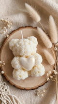 BATTICUORE - Candela Orsetto di Rose con Cuore