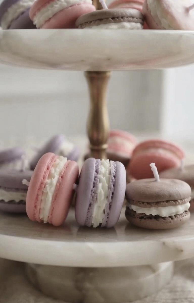 Macaron | Set Candele Douceur de Paris
