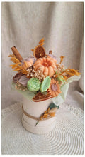 AUTUMN GLOW - BOUQUET DI ZUCCHE E FIORI DI CERA