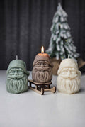 Babbo del Bosco - Candela Babbo Natale Artigianale